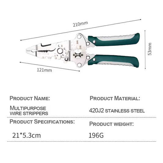 Multi functional foldable electrician specific wire cutting pliers,