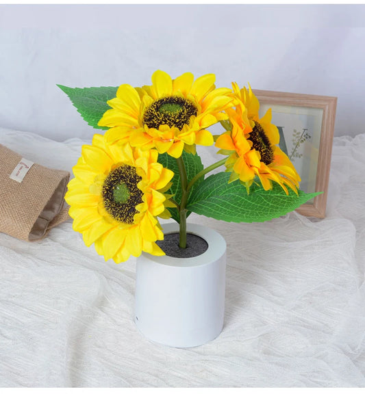 Sunflower Bedroom Lamp
