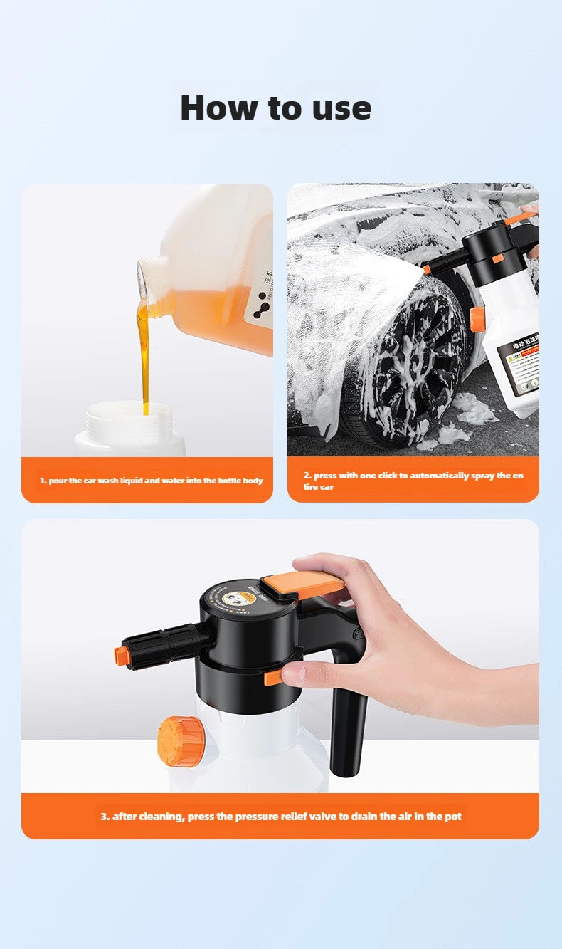 Sprayer car wash