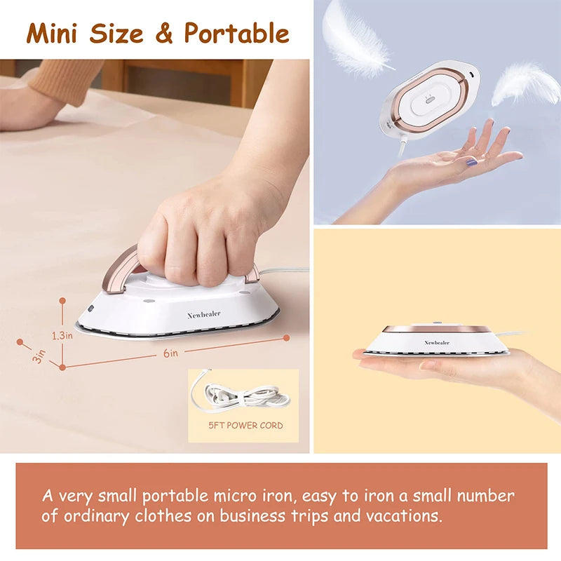 Travel Iron for Clothes Portable