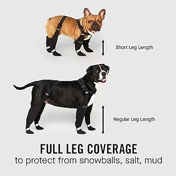 Reflective Dog Suspender Boots